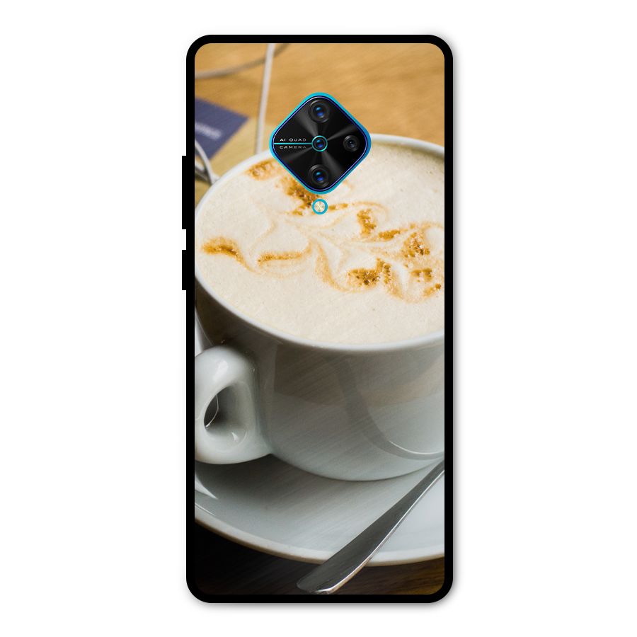 Morning Coffee Metal Back Case for Vivo S1 Pro