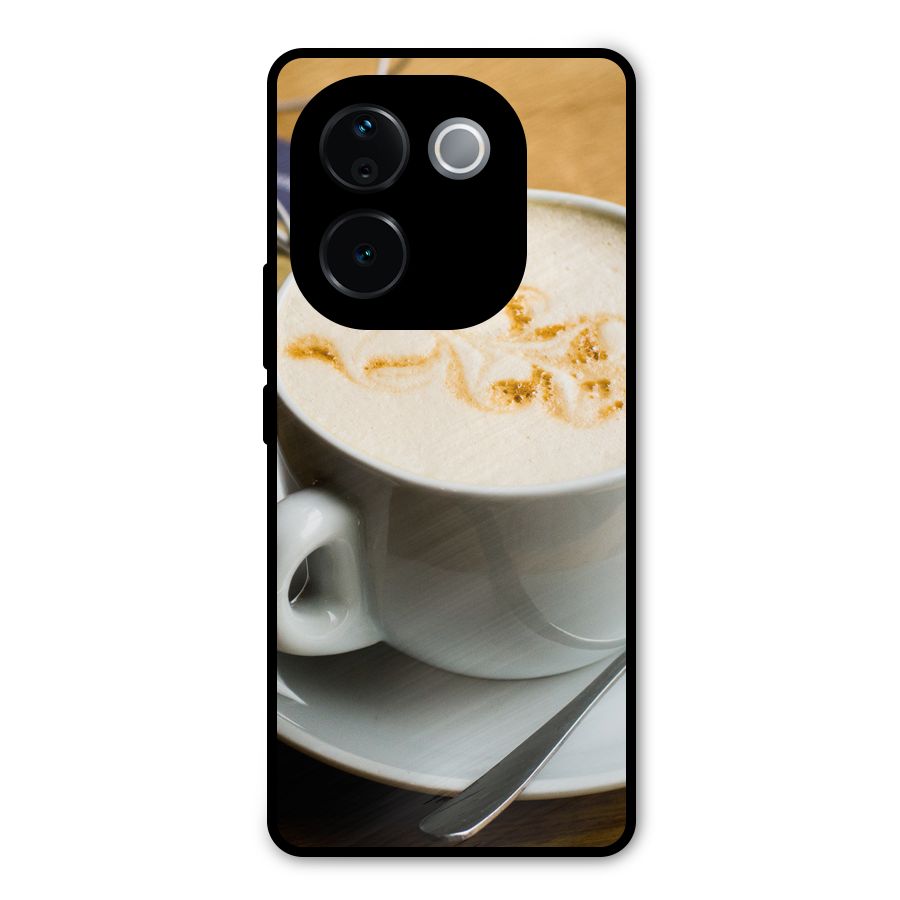 Morning Coffee Metal Back Case for Vivo T3 Pro