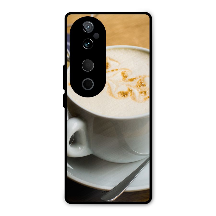 Morning Coffee Metal Back Case for Vivo T3 Ultra
