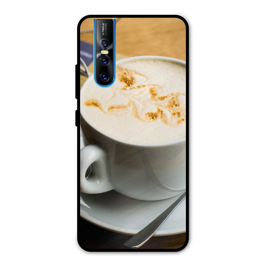 Morning Coffee Metal Back Case for Vivo V15 Pro