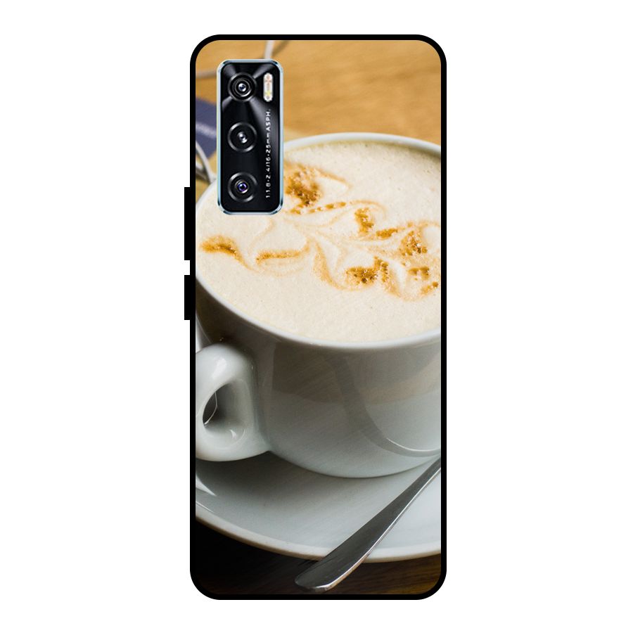 Morning Coffee Metal Back Case for Vivo V20 SE
