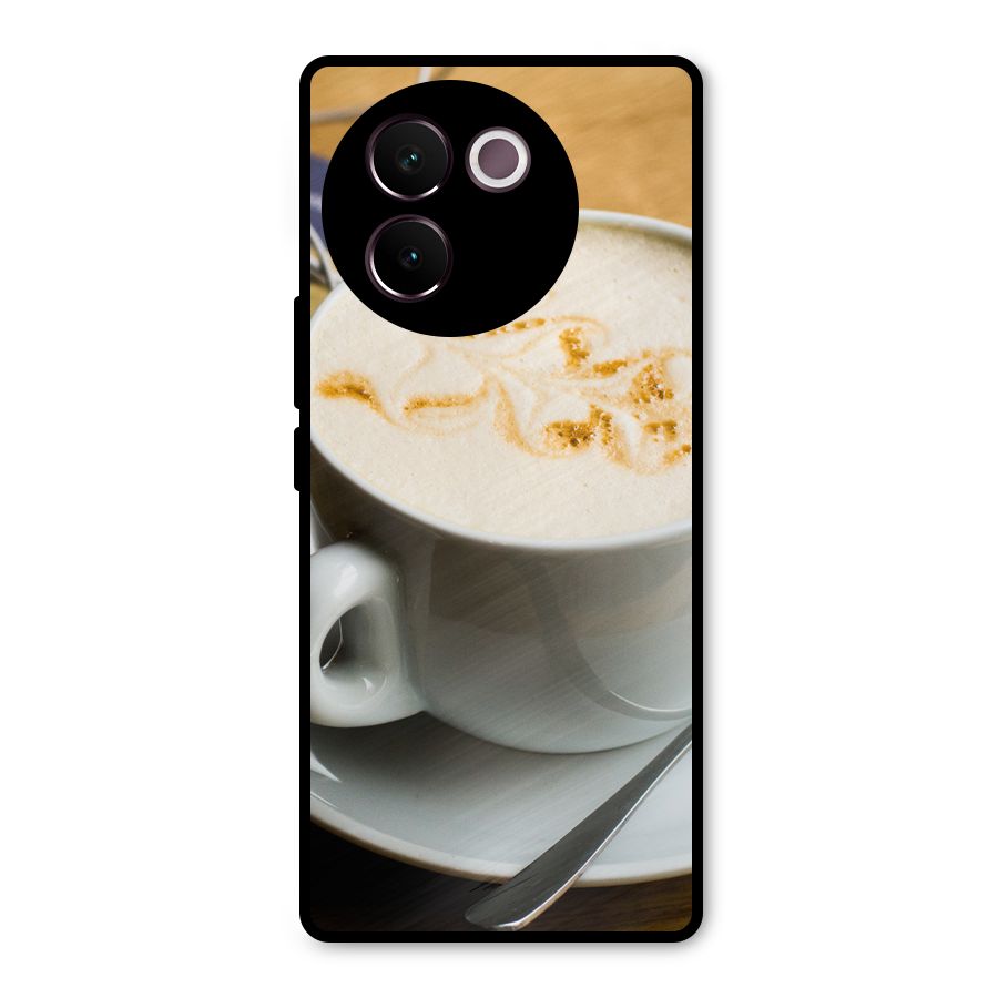Morning Coffee Metal Back Case for Vivo V30e