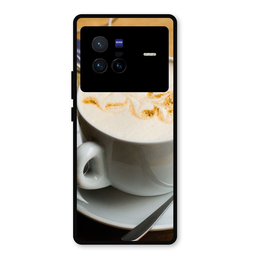 Morning Coffee Metal Back Case for Vivo X80