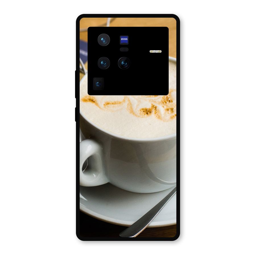Morning Coffee Metal Back Case for Vivo X80 Pro