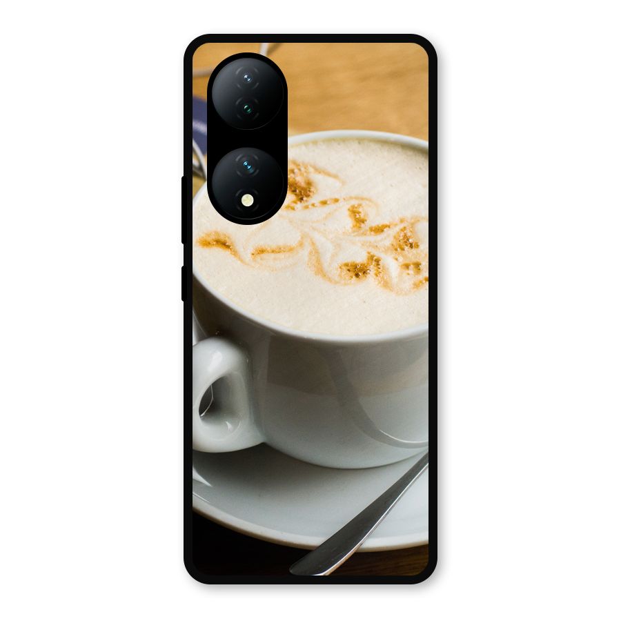 Morning Coffee Metal Back Case for Vivo Y100a