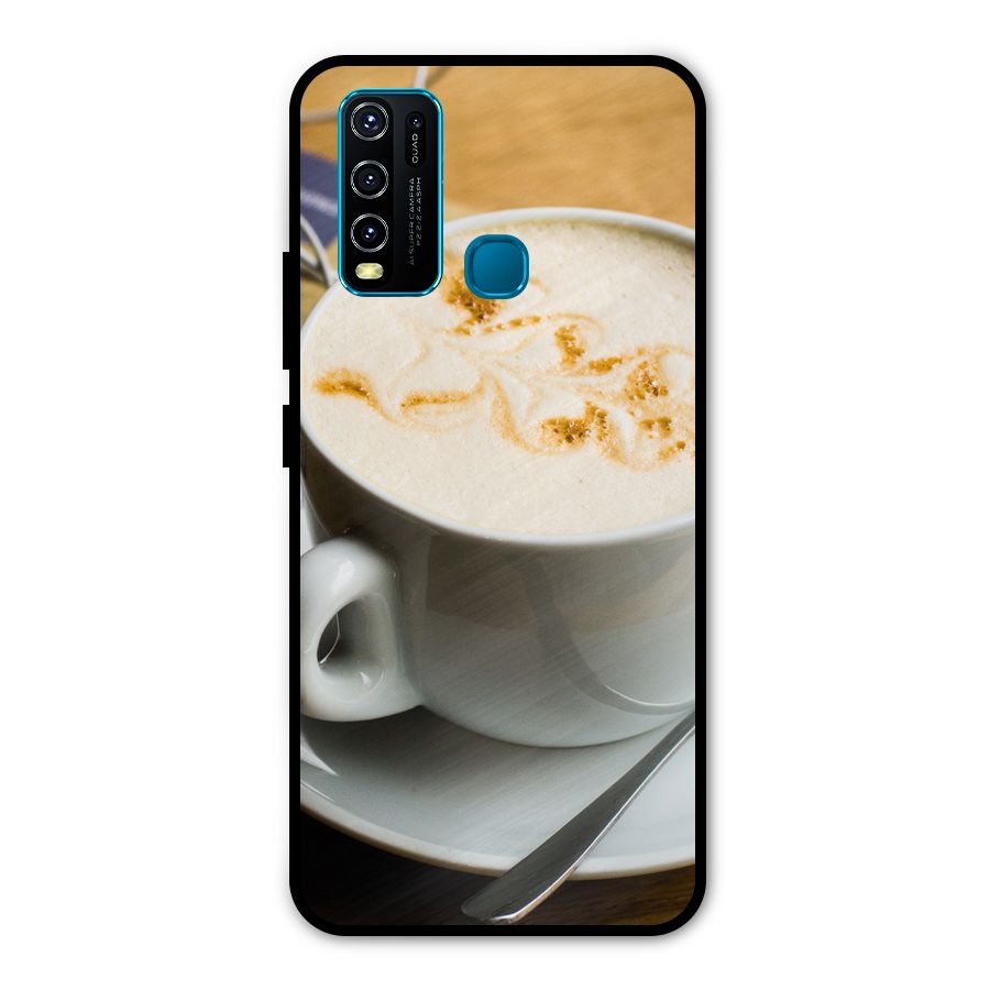 Morning Coffee Metal Back Case for Vivo Y30