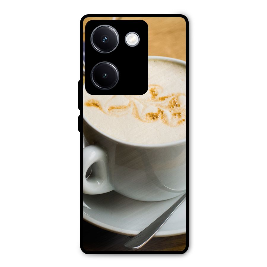 Morning Coffee Metal Back Case for Vivo Y300 Plus
