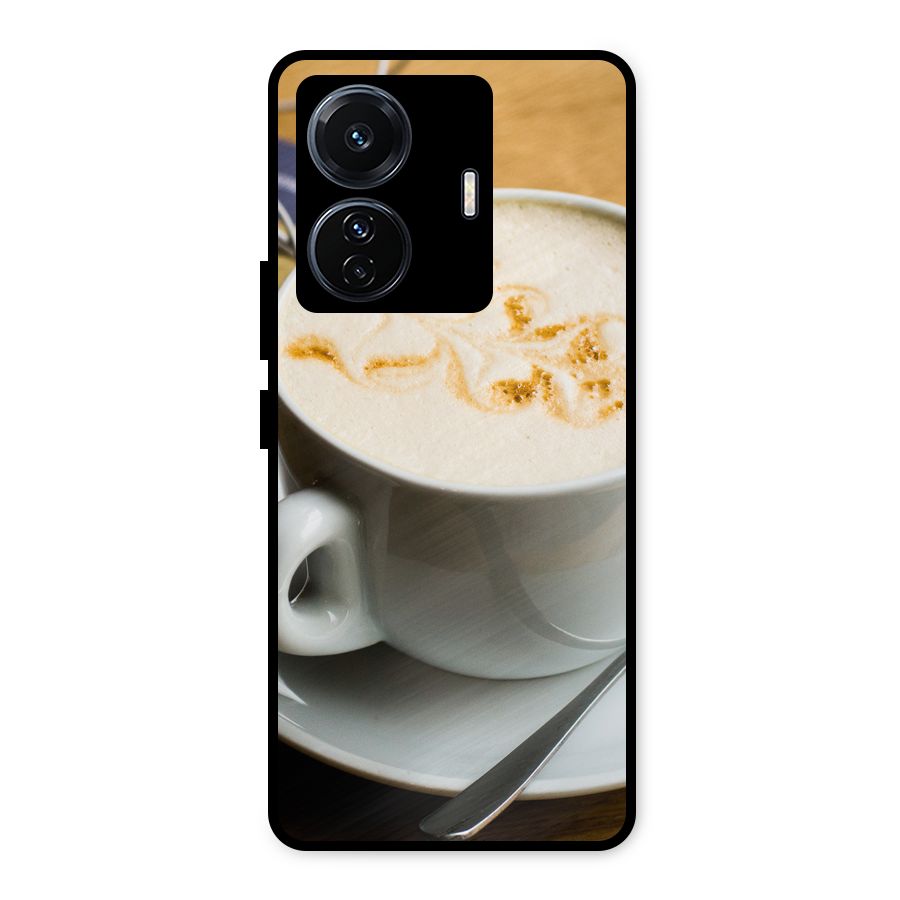Morning Coffee Metal Back Case for iQOO Z6