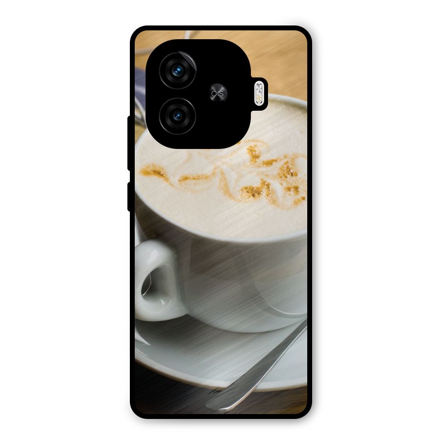 Morning Coffee Metal Back Case for iQOO Z9 Turbo