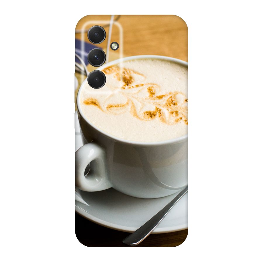 Morning Coffee Original Polycarbonate Back Case for Galaxy A54
