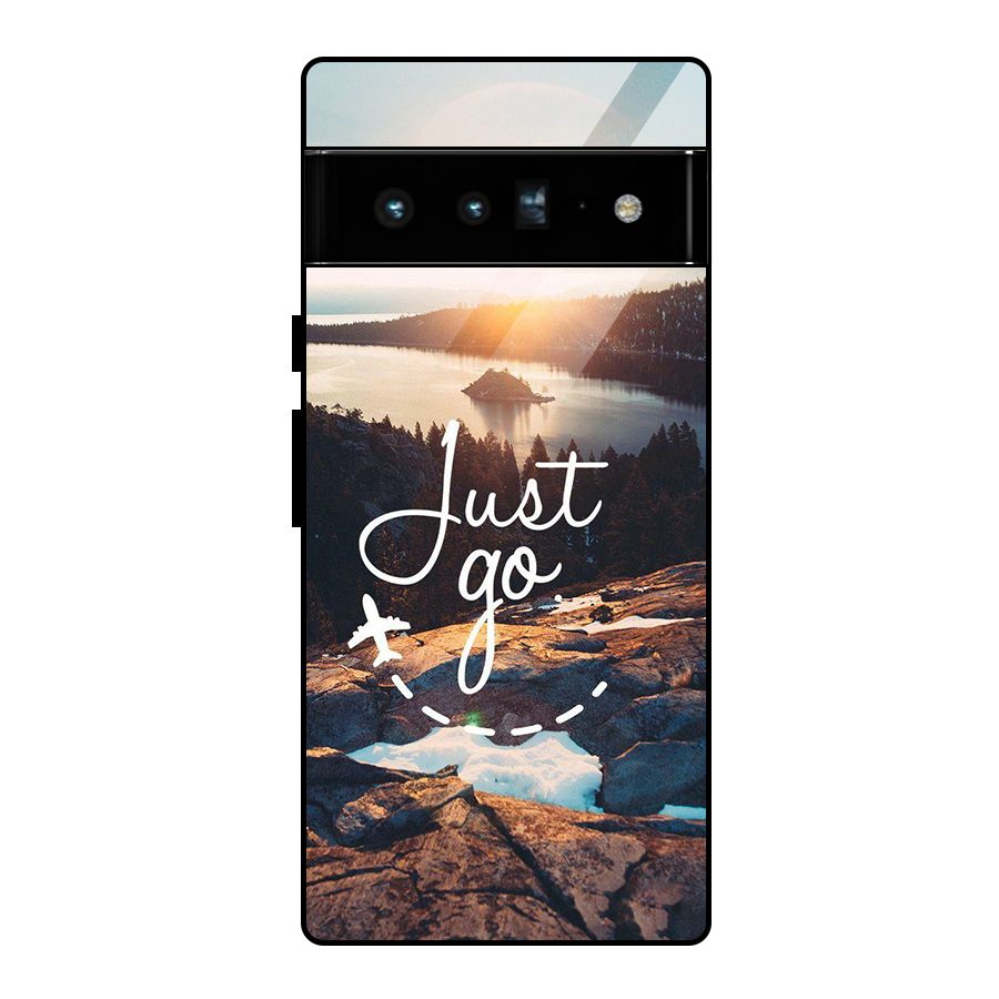 Morning Just Go Glass Back Case for Google Pixel 6 Pro