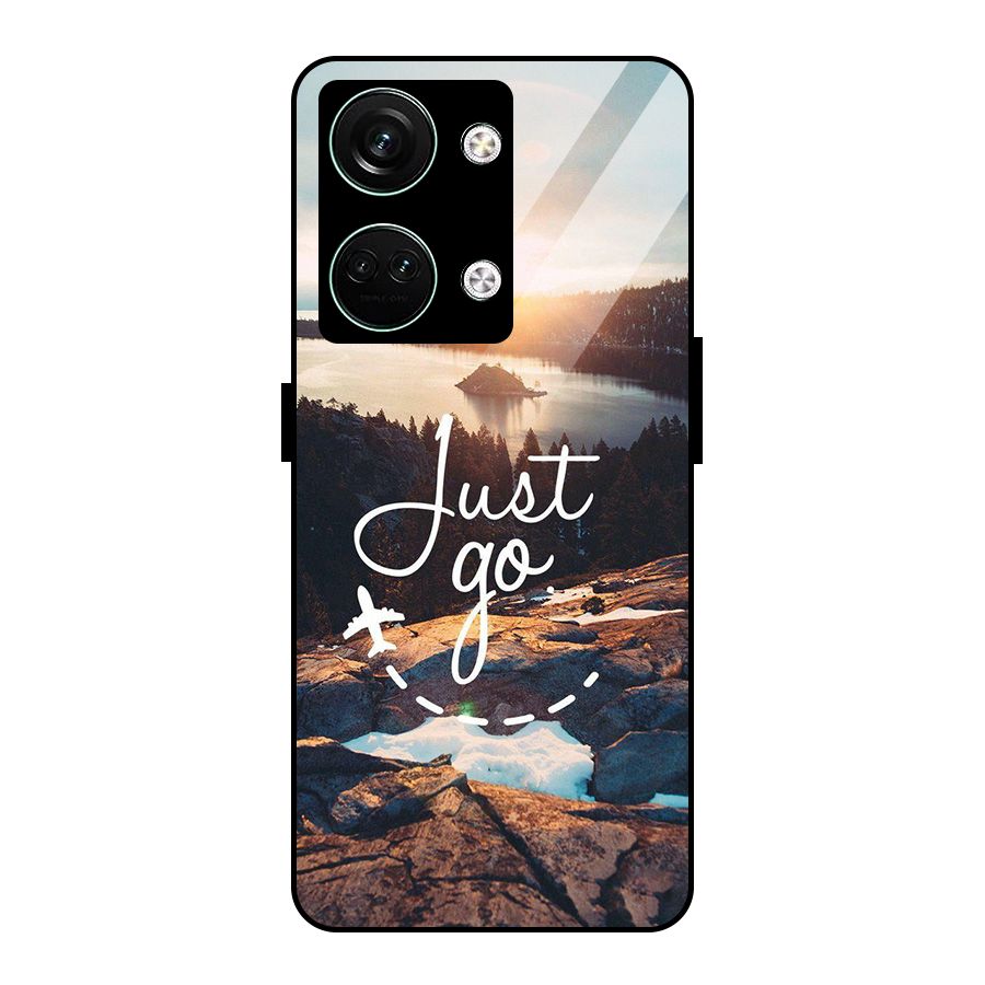 Morning Just Go Glass Back Case for Oneplus Nord 3