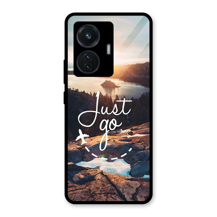Morning Just Go Glass Back Case for iQOO Z6 44W