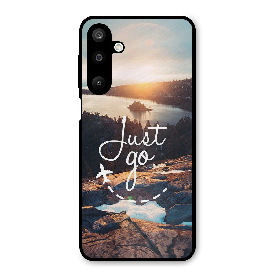 Morning Just Go Metal Back Case for Galaxy M16
