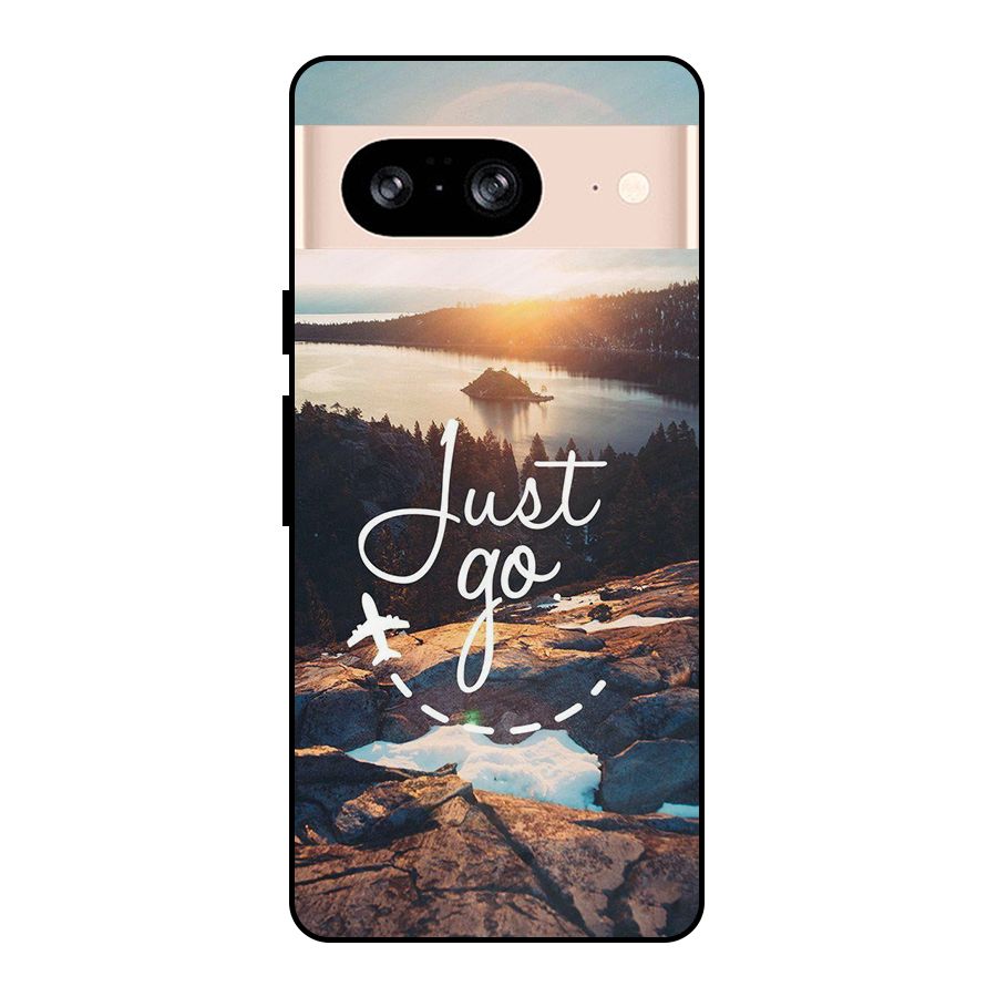 Morning Just Go Metal Back Case for Google Pixel 8