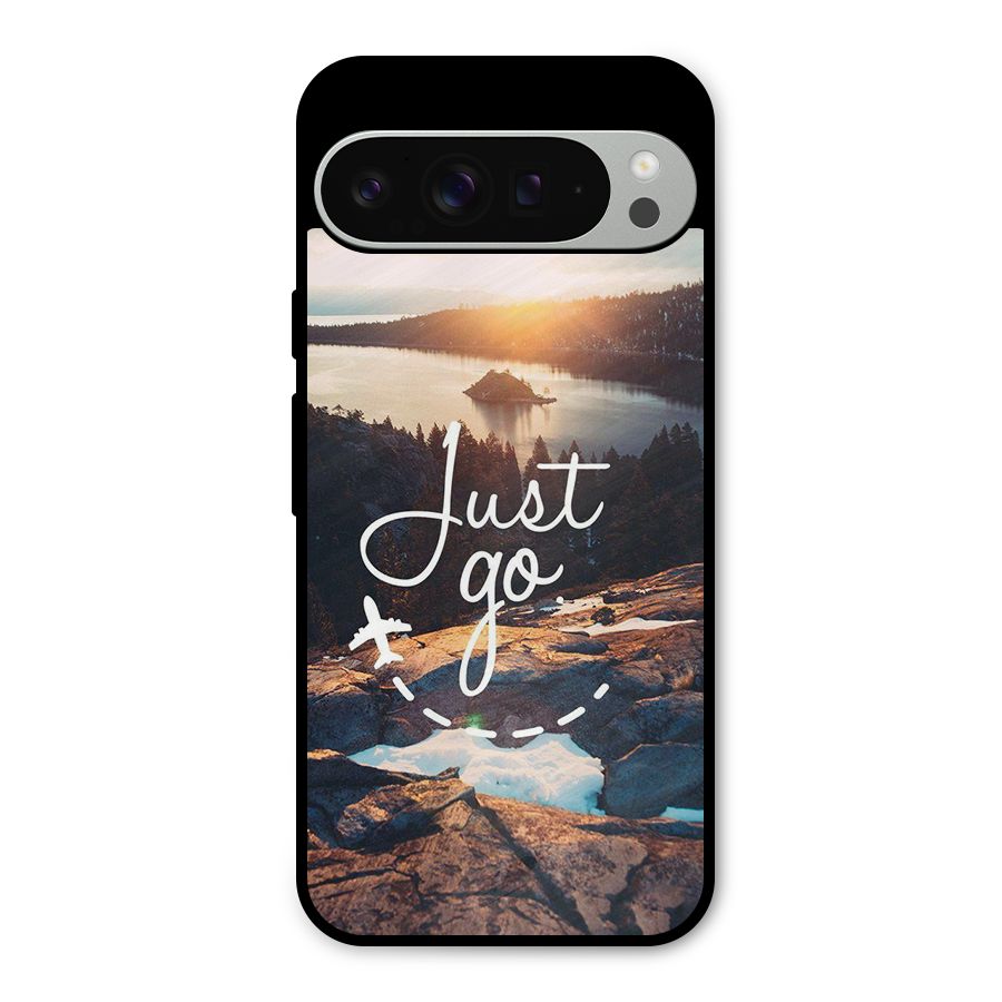 Morning Just Go Metal Back Case for Google Pixel 9 Pro XL