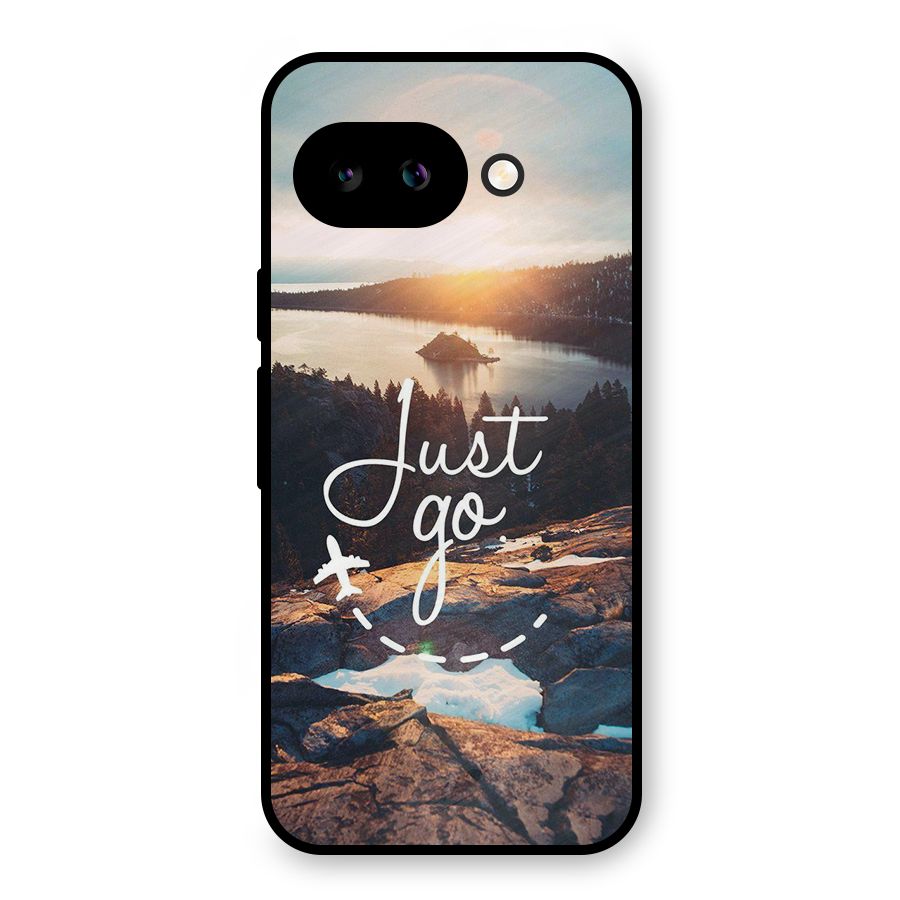 Morning Just Go Metal Back Case for Google Pixel 9a