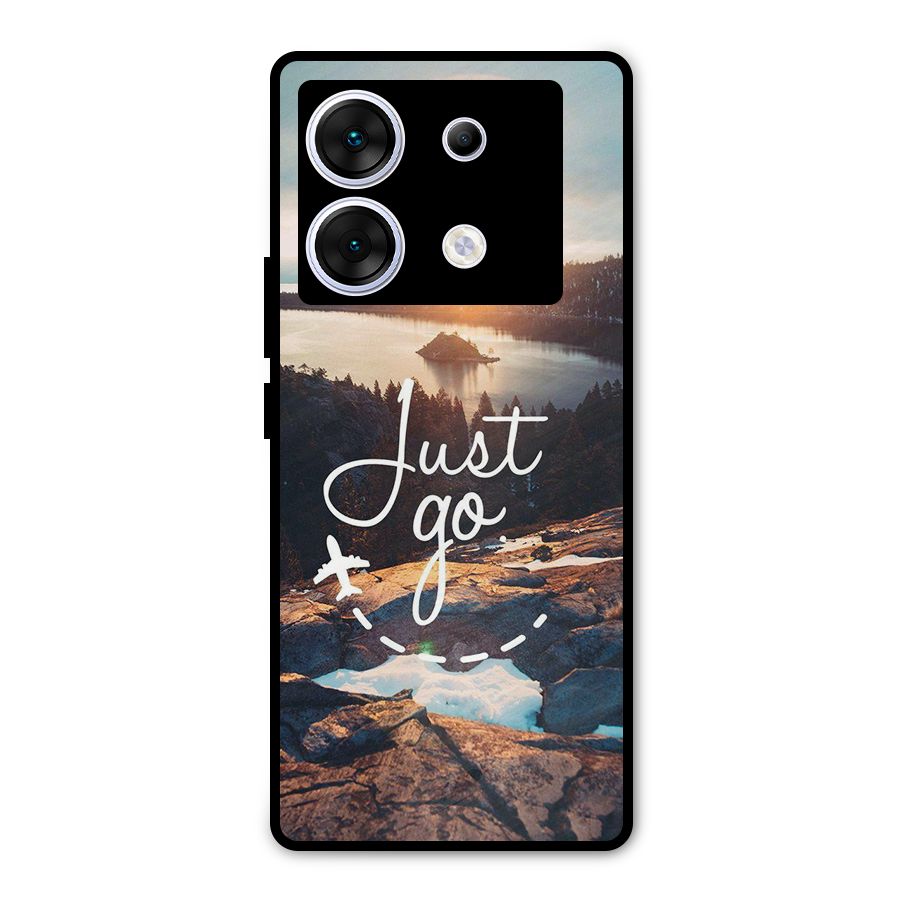 Morning Just Go Metal Back Case for Infinix Zero 30 5G