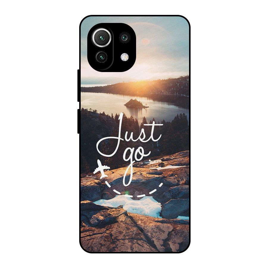 Morning Just Go Metal Back Case for Mi 11 Lite NE 5G