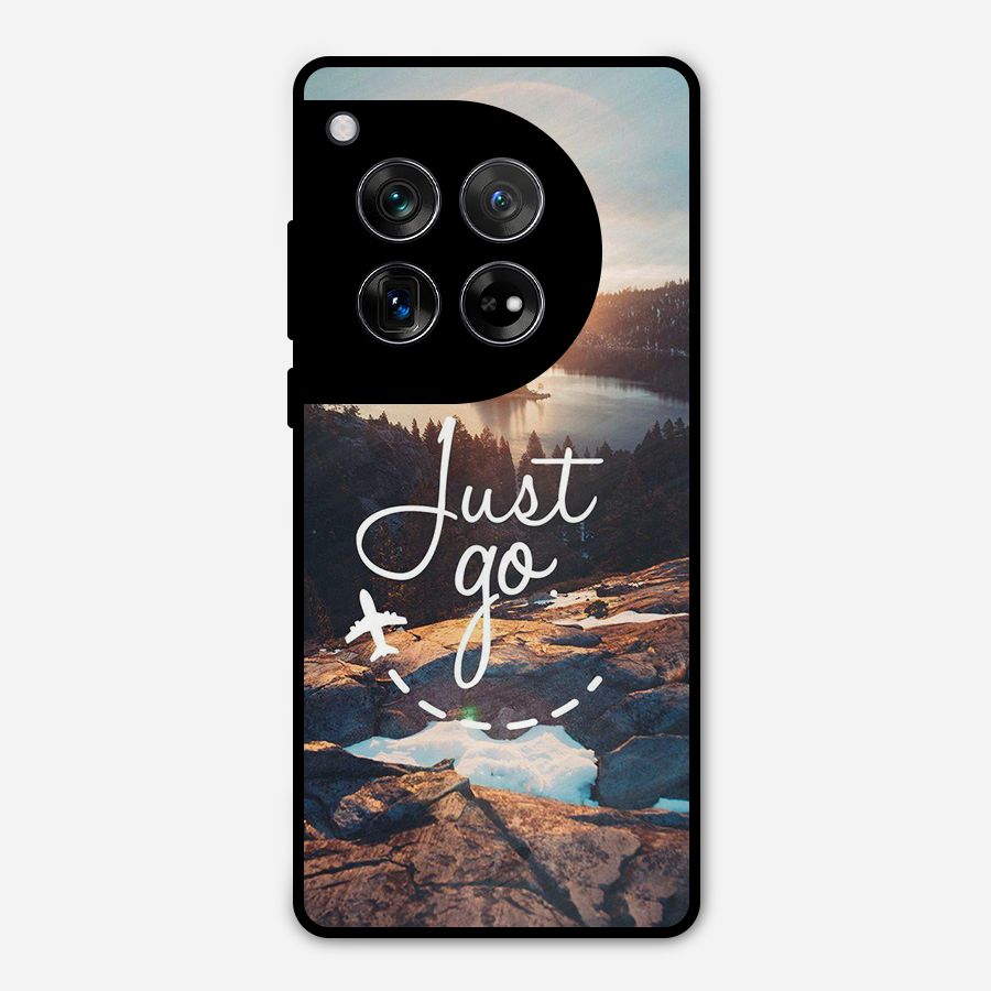 Morning Just Go Metal Back Case for OnePlus 12