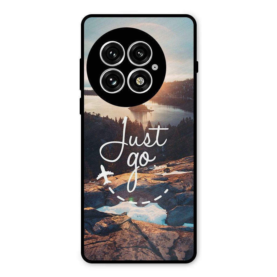 Morning Just Go Metal Back Case for OnePlus 13
