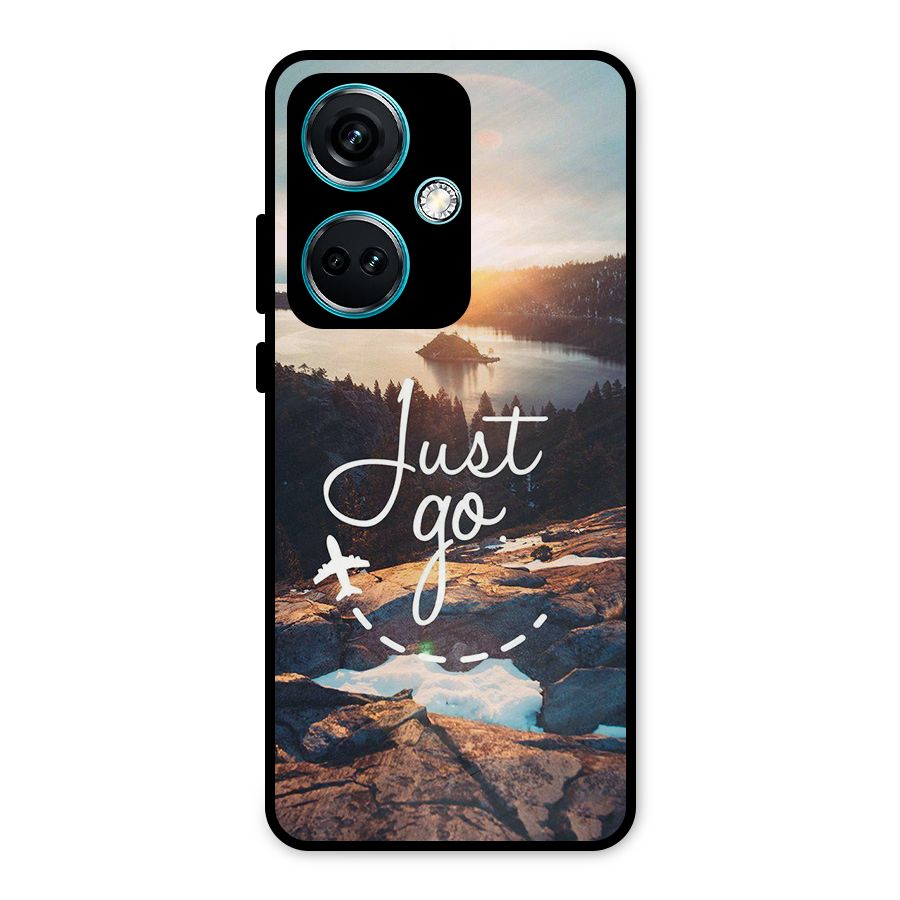 Morning Just Go Metal Back Case for OnePlus Nord CE 3 5G