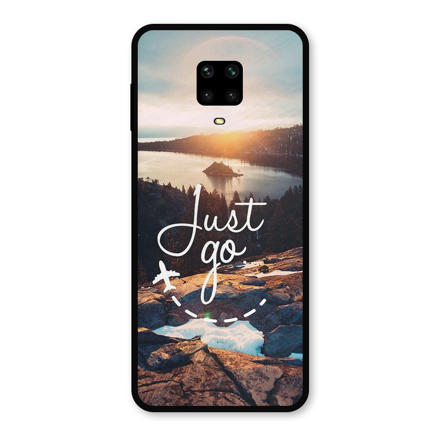 Morning Just Go Metal Back Case for Poco M2 Pro