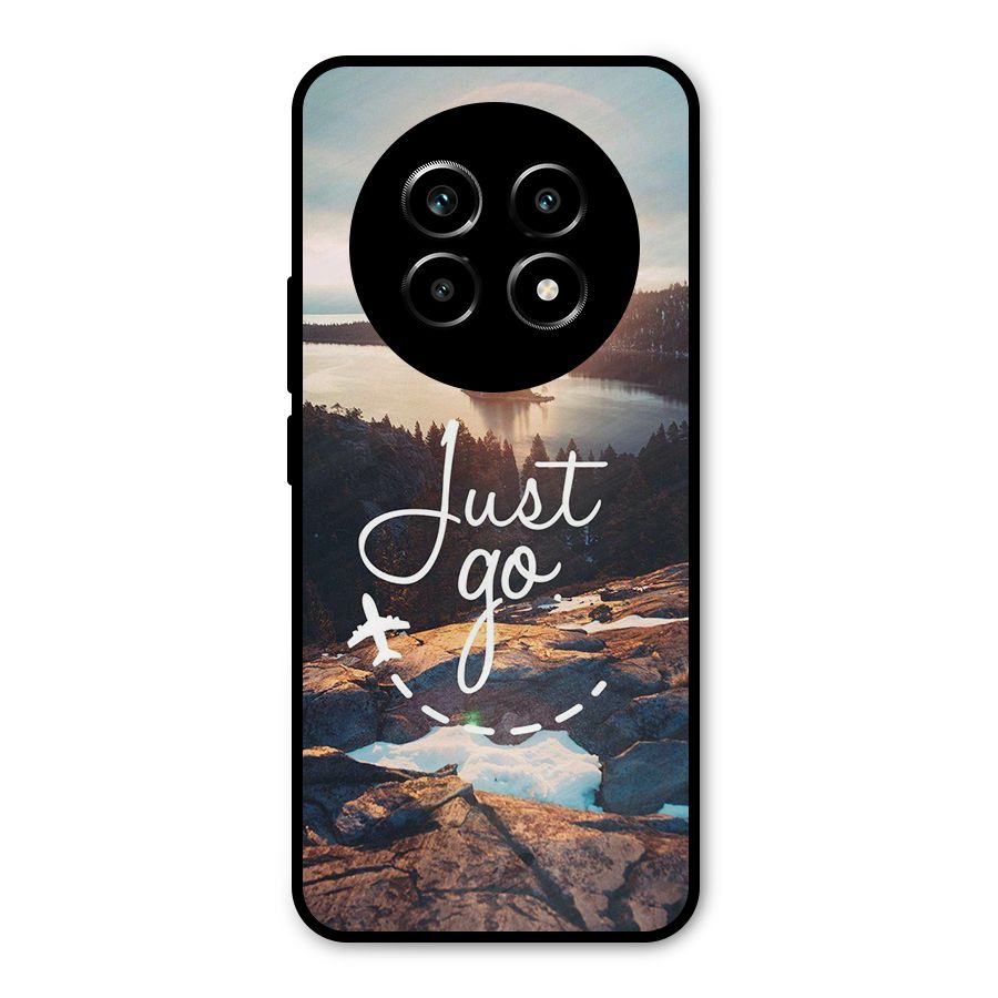 Morning Just Go Metal Back Case for Realme 13 Pro
