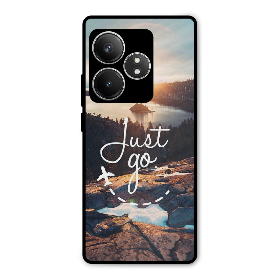 Morning Just Go Metal Back Case for Realme GT 6T