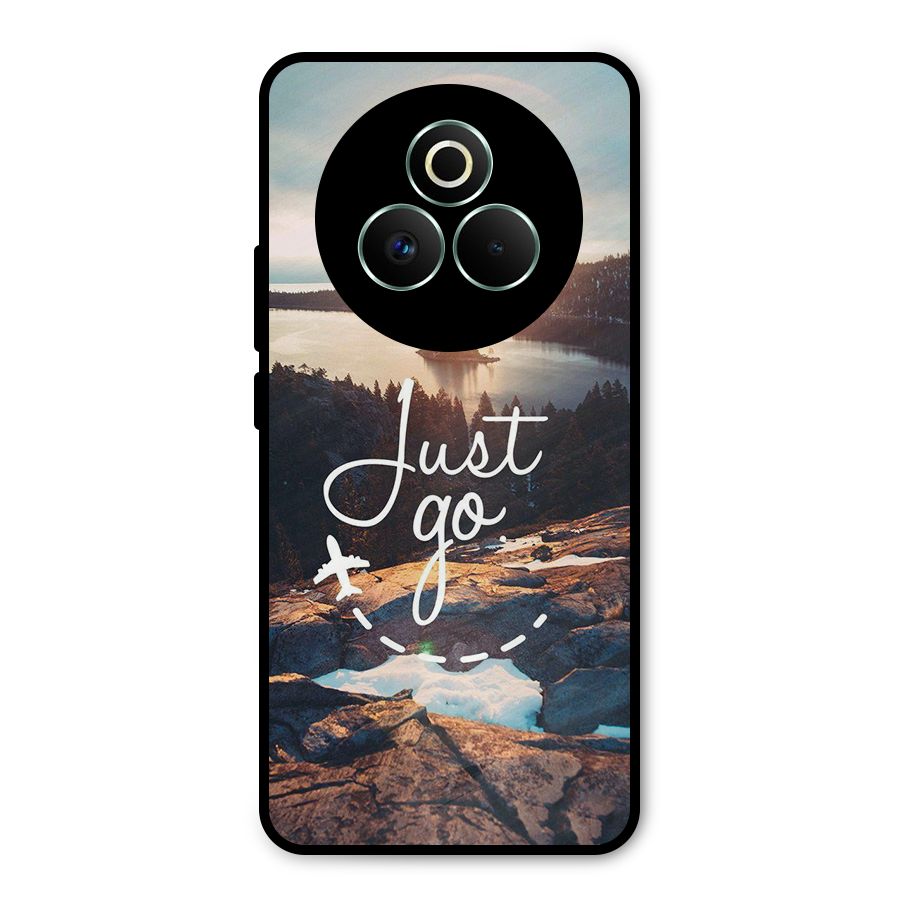 Morning Just Go Metal Back Case for Realme P3 Pro