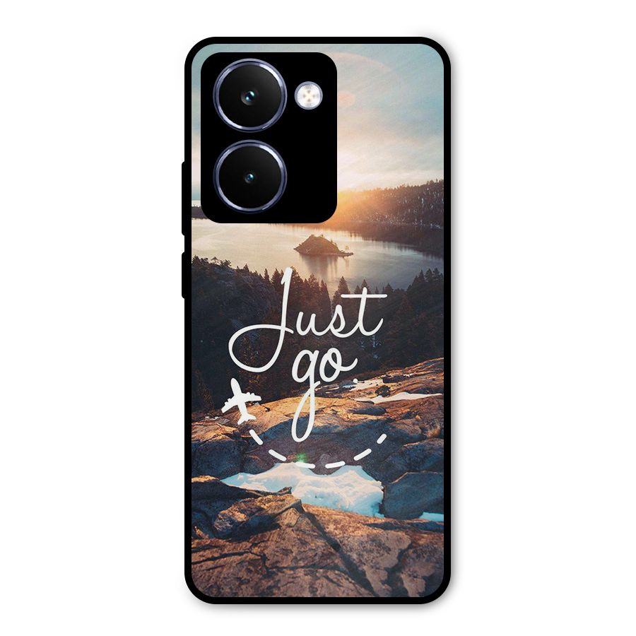 Morning Just Go Metal Back Case for Realme P3 Ultra