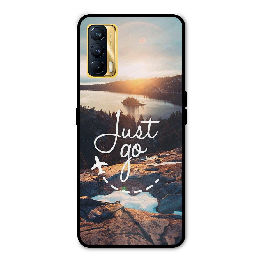 Morning Just Go Metal Back Case for Realme X7
