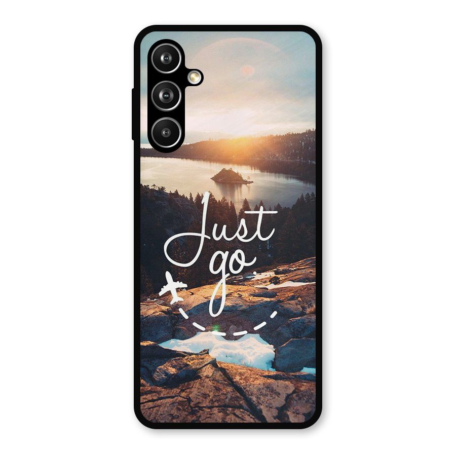 Morning Just Go Metal Back Case for Samsung Galaxy M54
