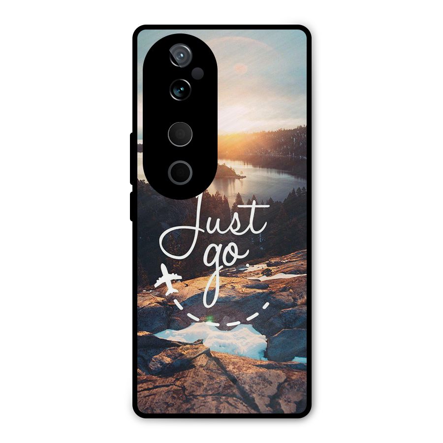 Morning Just Go Metal Back Case for Vivo T3 Ultra