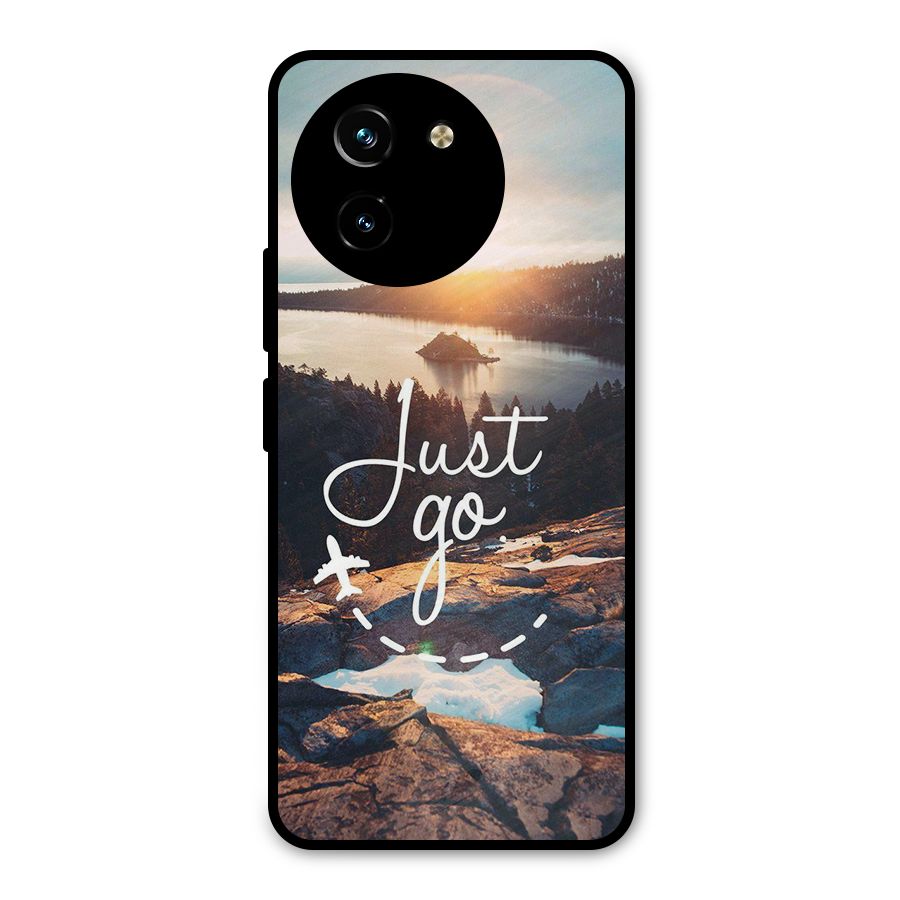 Morning Just Go Metal Back Case for Vivo T3x