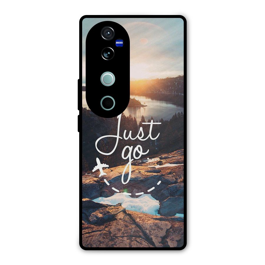 Morning Just Go Metal Back Case for Vivo V40