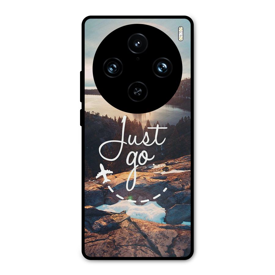 Morning Just Go Metal Back Case for Vivo X100 Pro