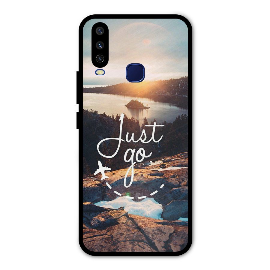 Morning Just Go Metal Back Case for Vivo Y15