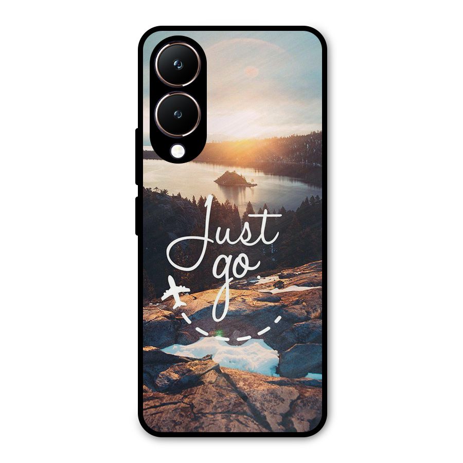Morning Just Go Metal Back Case for Vivo Y28