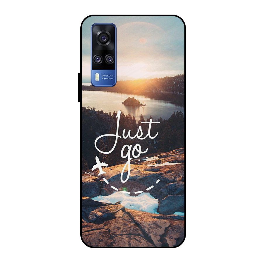 Morning Just Go Metal Back Case for Vivo Y51