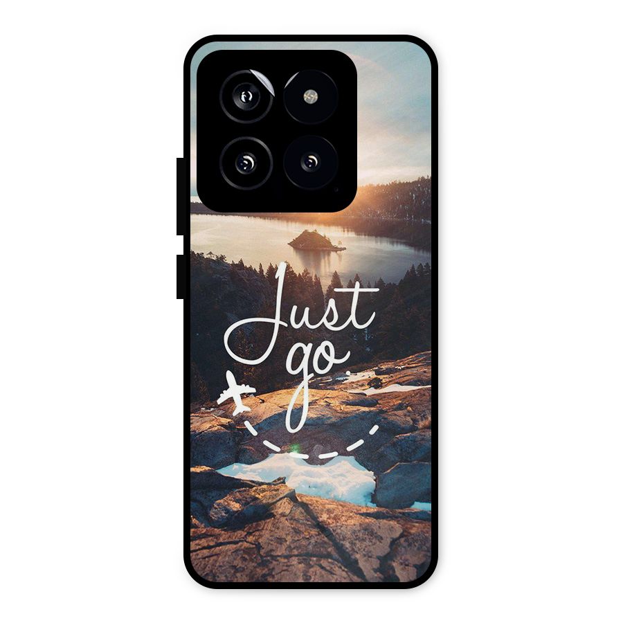 Morning Just Go Metal Back Case for Xiaomi 14
