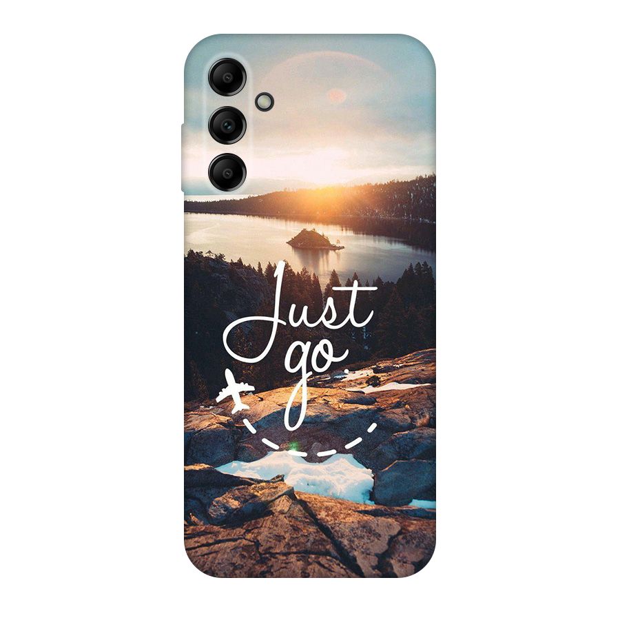 Morning Just Go Original Polycarbonate Back Case for Galaxy A14 5G
