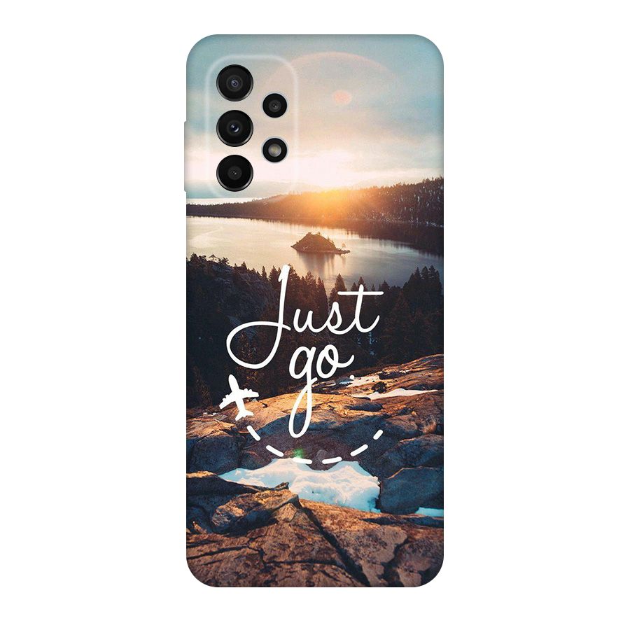 Morning Just Go Original Polycarbonate Back Case for Galaxy A23