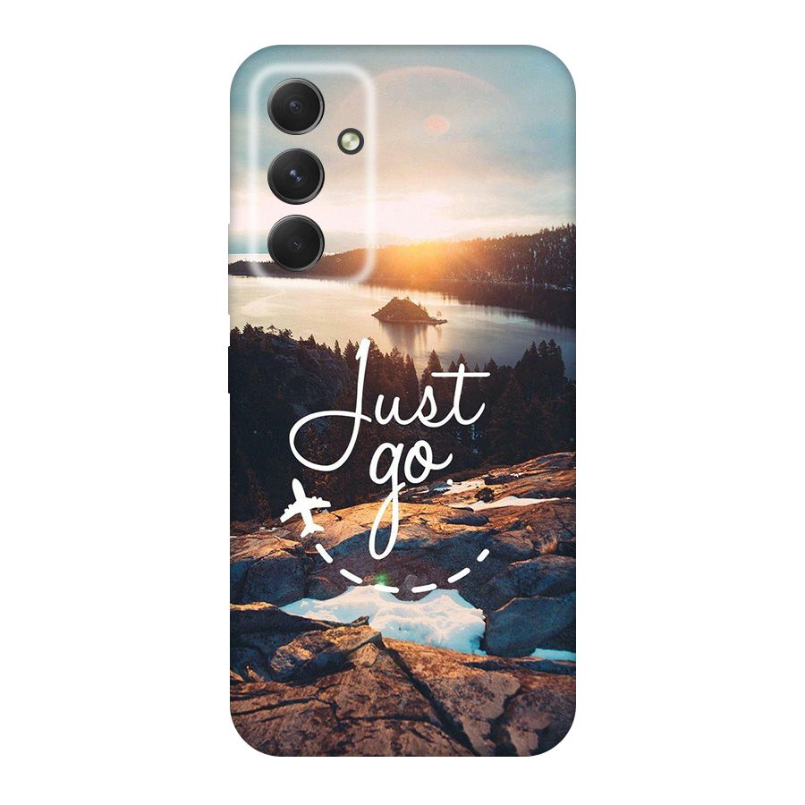Morning Just Go Original Polycarbonate Back Case for Galaxy A54