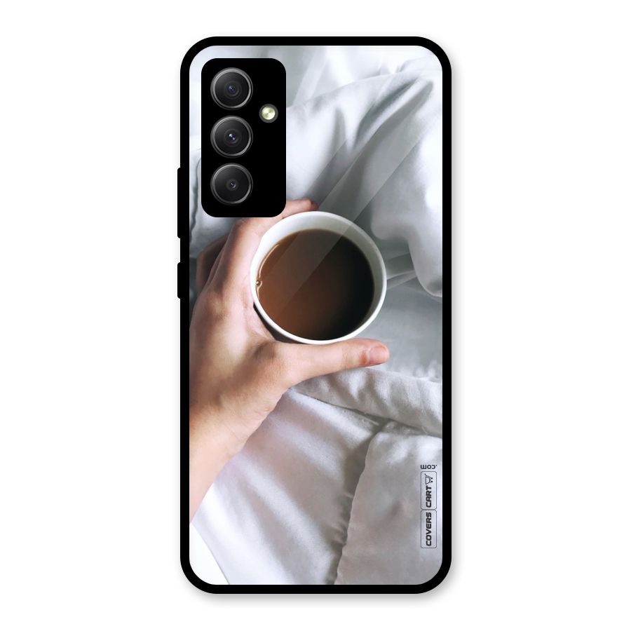 Morning Mocha Glass Back Case for Galaxy A34