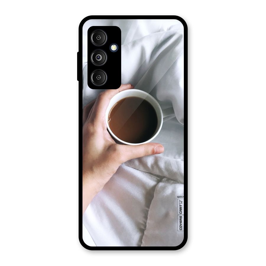 Morning Mocha Glass Back Case for Galaxy M14 5G