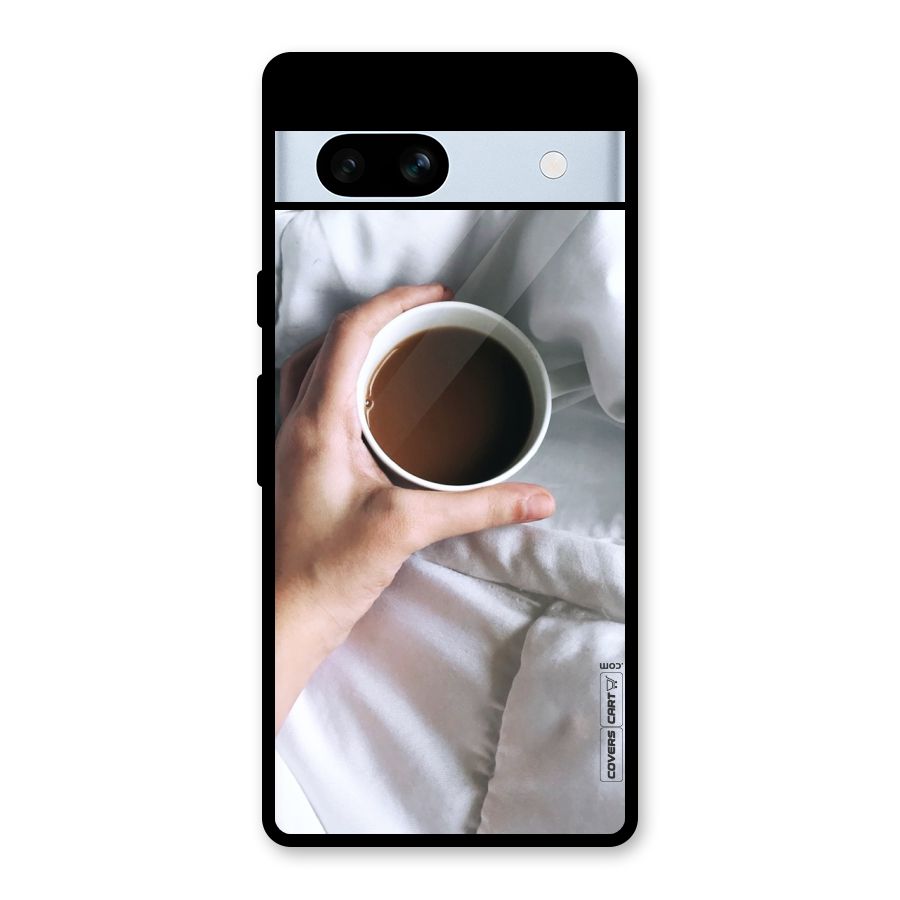 Morning Mocha Glass Back Case for Google Pixel 7a