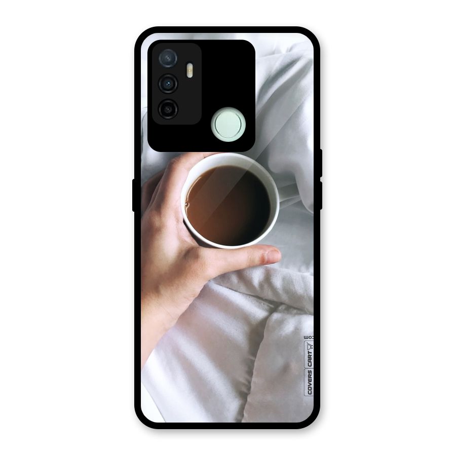 Morning Mocha Glass Back Case for Oppo A53