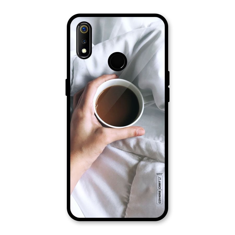 Morning Mocha Glass Back Case for Realme 3i