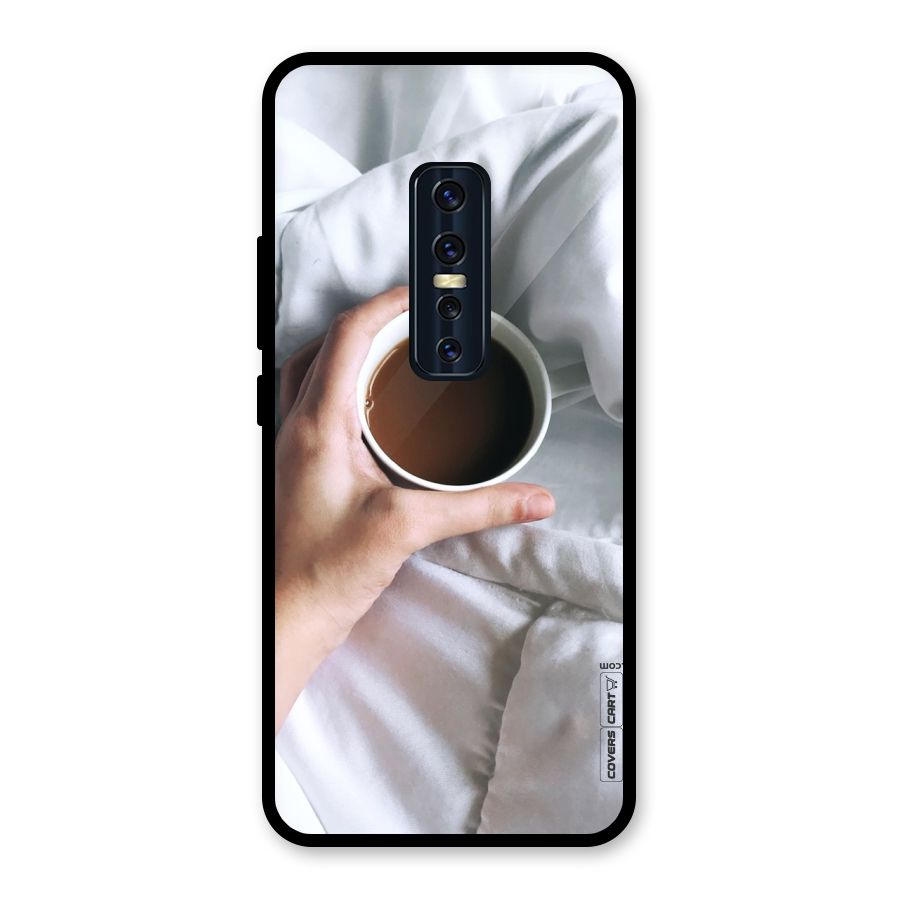 Morning Mocha Glass Back Case for Vivo V17 Pro